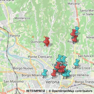 Mappa Via Bernardo da Chiaravalle, 37127 Verona VR, Italia (2.5415)