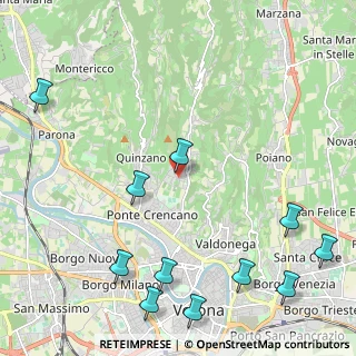 Mappa Via Bernardo da Chiaravalle, 37127 Verona VR, Italia (2.94636)