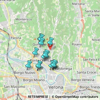 Mappa Via Bernardo da Chiaravalle, 37127 Verona VR, Italia (1.442)