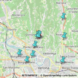 Mappa Via Bernardo da Chiaravalle, 37127 Verona VR, Italia (1.82182)