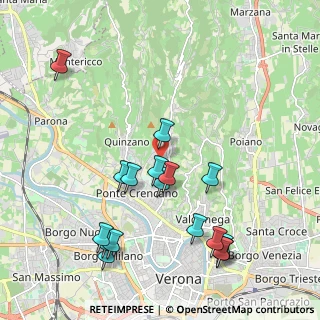 Mappa Via Bernardo da Chiaravalle, 37127 Verona VR, Italia (2.25941)