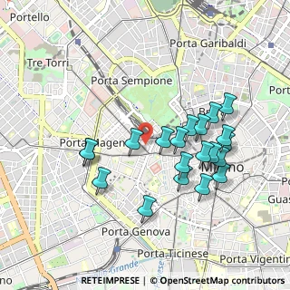 Mappa Via Vincenzo Monti, 20144 Milano MI, Italia (0.898)