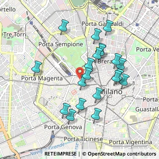 Mappa Via Luigi Illica, 20121 Milano MI, Italia (0.9125)