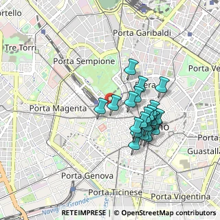 Mappa Via Luigi Illica, 20121 Milano MI, Italia (0.729)