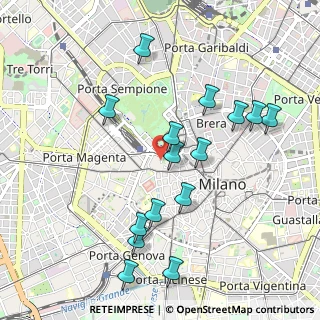 Mappa Via Luigi Illica, 20121 Milano MI, Italia (1.024)