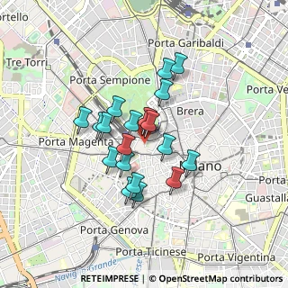 Mappa Via Luigi Illica, 20121 Milano MI, Italia (0.6305)