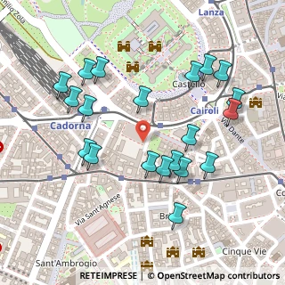 Mappa Via Luigi Illica, 20121 Milano MI, Italia (0.2585)
