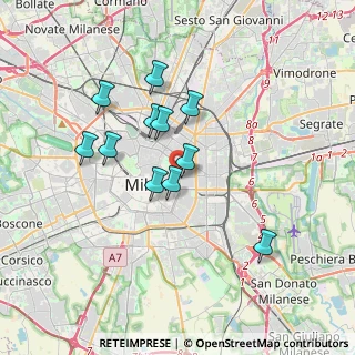 Mappa Via Giovanni Mayr, 20122 Milano MI, Italia (3.01364)