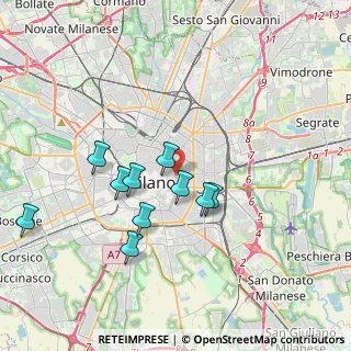 Mappa Via Giovanni Mayr, 20122 Milano MI, Italia (3.85545)