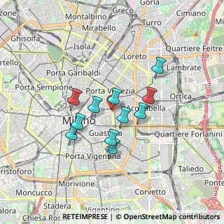 Mappa Via Giovanni Mayr, 20122 Milano MI, Italia (1.34818)