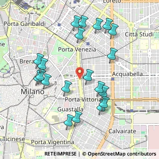 Mappa Via Giovanni Mayr, 20122 Milano MI, Italia (1.0675)