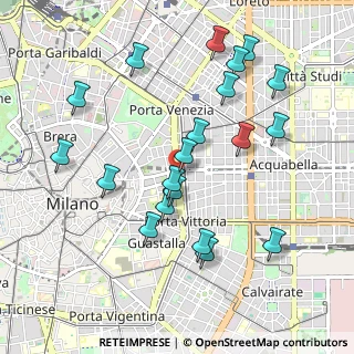 Mappa Via Giovanni Mayr, 20122 Milano MI, Italia (1.018)