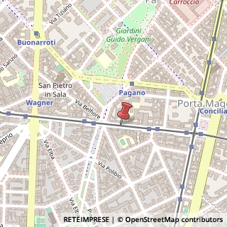 Mappa Corso Vercelli,  31, 20144 Milano, Milano (Lombardia)