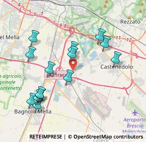 Mappa Via Gaetano Donizetti, 25010 Borgosatollo BS, Italia (4.03857)