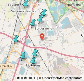 Mappa Via Gaetano Donizetti, 25010 Borgosatollo BS, Italia (2.83727)