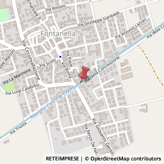 Mappa Via Calcio, 9, 24056 Fontanella, Bergamo (Lombardia)