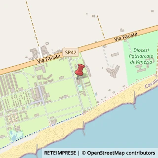 Mappa Via Fausta, 272, 30013 Cavallino-Treporti, Venezia (Veneto)