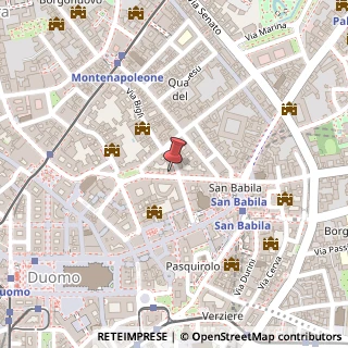 Mappa Corso Giacomo Matteotti, 3, 20121 Milano, Milano (Lombardia)