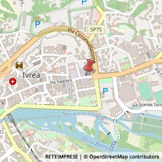 Mappa Via Palestro, 55, 10015 Ivrea, Torino (Piemonte)