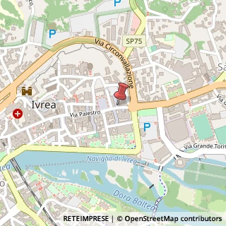 Mappa Piazza Mascagni, 8, 10015 Ivrea, Torino (Piemonte)