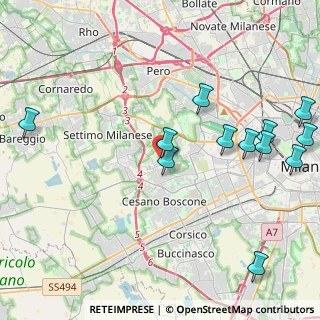 Mappa Via Alessandro Scanini, 20153 Milano MI, Italia (5.045)