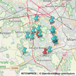 Mappa Via Alessandro Scanini, 20153 Milano MI, Italia (3.18647)