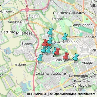 Mappa Via Alessandro Scanini, 20153 Milano MI, Italia (1.13091)