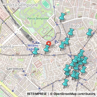 Mappa Via Giacomo Puccini, 20121 Milano MI, Italia (0.679)