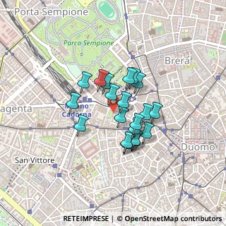 Mappa Via Giacomo Puccini, 20121 Milano MI, Italia (0.302)