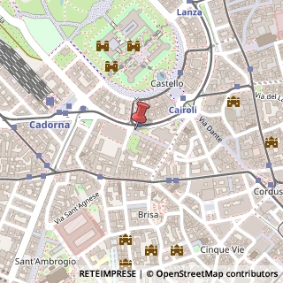 Mappa Via Giacomo Puccini, 5, 20121 Milano, Milano (Lombardia)