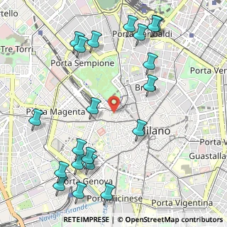 Mappa Via Giacomo Puccini, 20121 Milano MI, Italia (1.318)