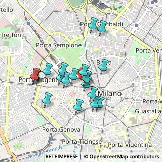 Mappa Via Giacomo Puccini, 20121 Milano MI, Italia (0.75)