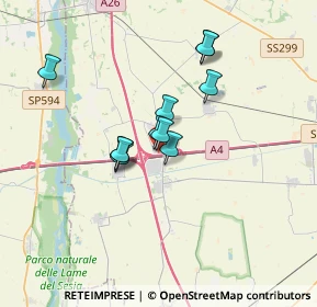 Mappa Piazza Santa Rita, 28060 Vicolungo NO, Italia (2.58182)