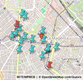 Mappa Galleria di Corso Vercelli, 20129 Milano MI, Italia (0.484)