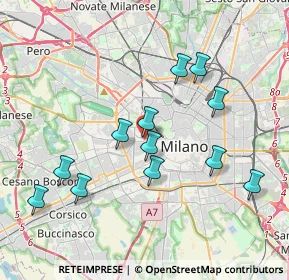 Mappa Galleria di Corso Vercelli, 20129 Milano MI, Italia (3.73583)