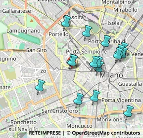 Mappa Galleria di Corso Vercelli, 20129 Milano MI, Italia (1.93563)