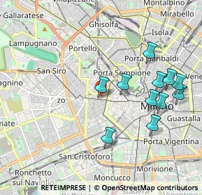 Mappa Galleria di Corso Vercelli, 20129 Milano MI, Italia (1.99273)