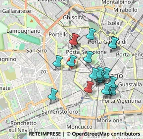 Mappa Galleria di Corso Vercelli, 20129 Milano MI, Italia (1.6835)