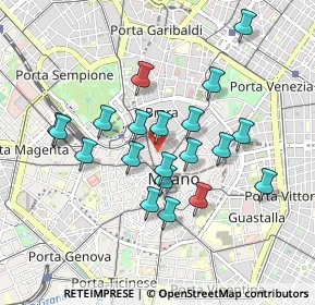 Mappa Palazzo Clerici, 20121 Milano MI, Italia (0.807)