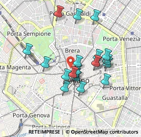 Mappa Palazzo Clerici, 20121 Milano MI, Italia (0.7755)