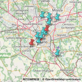 Mappa Via Clerici, 20121 Milano MI, Italia (5.18417)