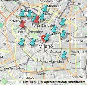 Mappa Palazzo Clerici, 20121 Milano MI, Italia (1.85)