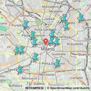 Mappa Via Clerici, 20121 Milano MI, Italia (2.11)