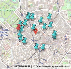 Mappa Palazzo Clerici, 20121 Milano MI, Italia (0.4205)