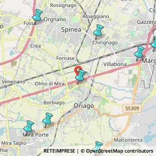 Mappa Via Rugoletto, 30034 Mira VE, Italia (3.7375)