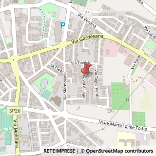 Mappa Via Asiago, 17, 37012 Bussolengo, Verona (Veneto)