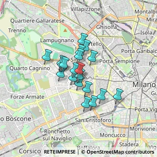 Mappa Via Rubens, 20148 Milano MI, Italia (1.15)