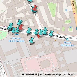 Mappa Via Rubens, 20158 Milano MI, Italia (0.06071)