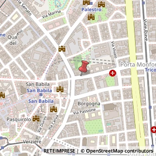 Mappa Corso Monforte, 23, 20122 Milano, Milano (Lombardia)