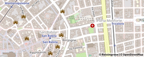 Mappa Milano
